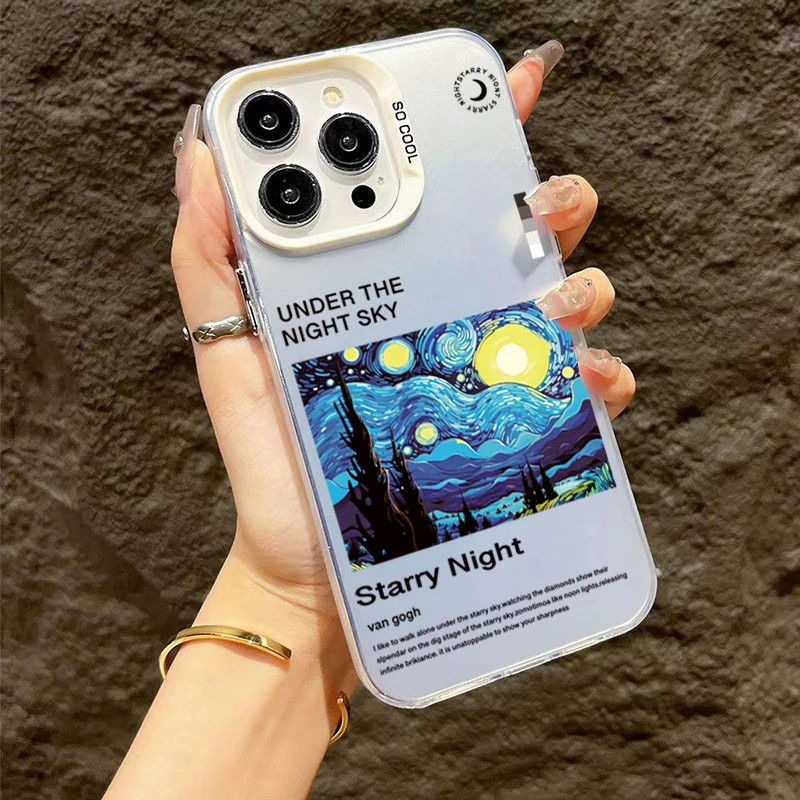 Van Gogh Oil Painting Matte Laser Phone Case Cover
