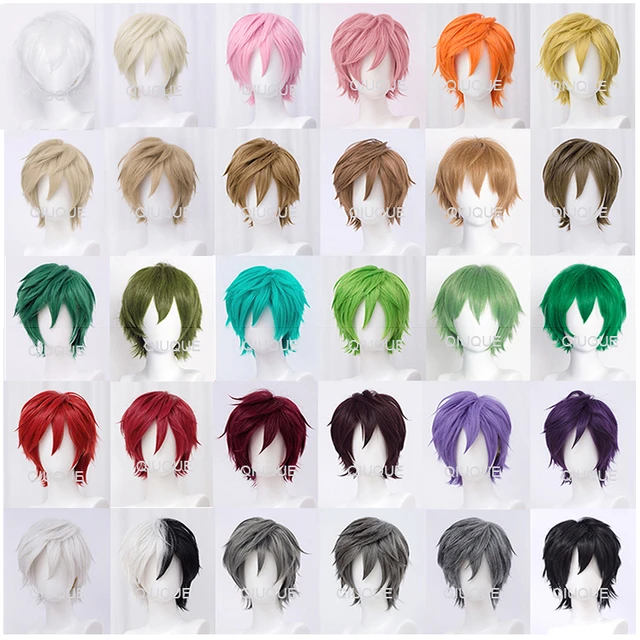 Anime Tanjiro Kamado Cosplay Wig Short Chestnut Brown Heat Resistant Hair  Cosplay Wigs + Ear-Rings - AliExpress