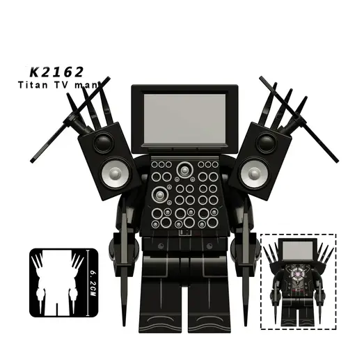 New KDL SWAT Skibidi Toilet Man Figures Anime Block Toys TvMan Titan Cameraman Speakerman Bricks Model Toy Birthday Gift - Image 25