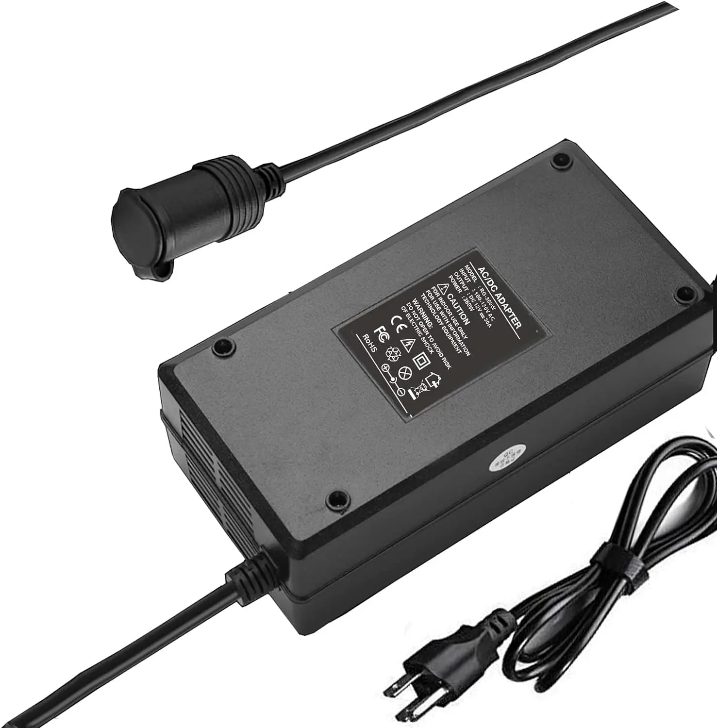 Convertore da ca a cc convertore da 220V a 12V adattatore da 360W 30A con presa accendisigari a adattatore per presa a muro adattatore per auto AC/DC  44