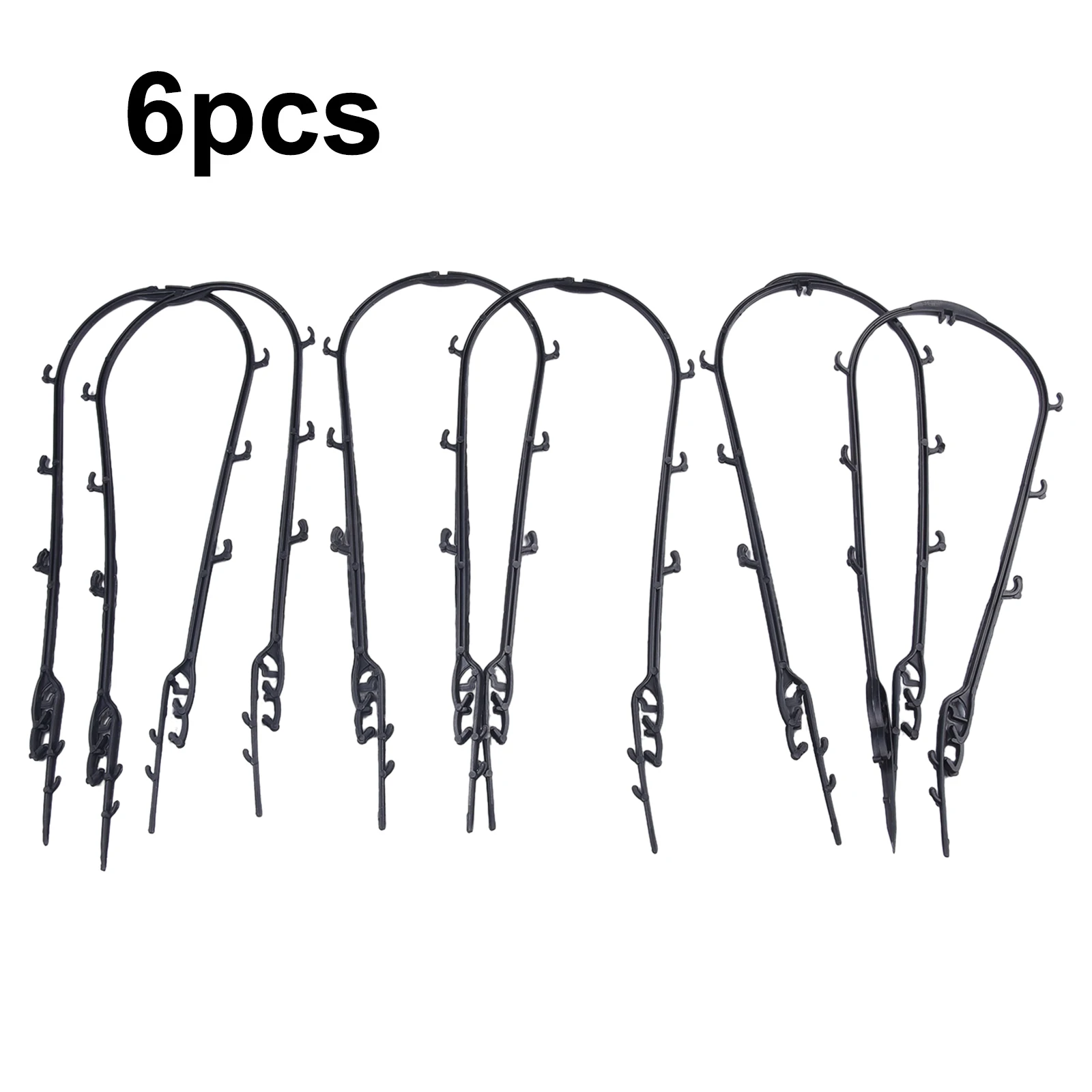 6PCS Plant Climbing Frames Garden Trellis Plant Climbing Support Plastic Tomatoes Support Easy To Install And Disassemble