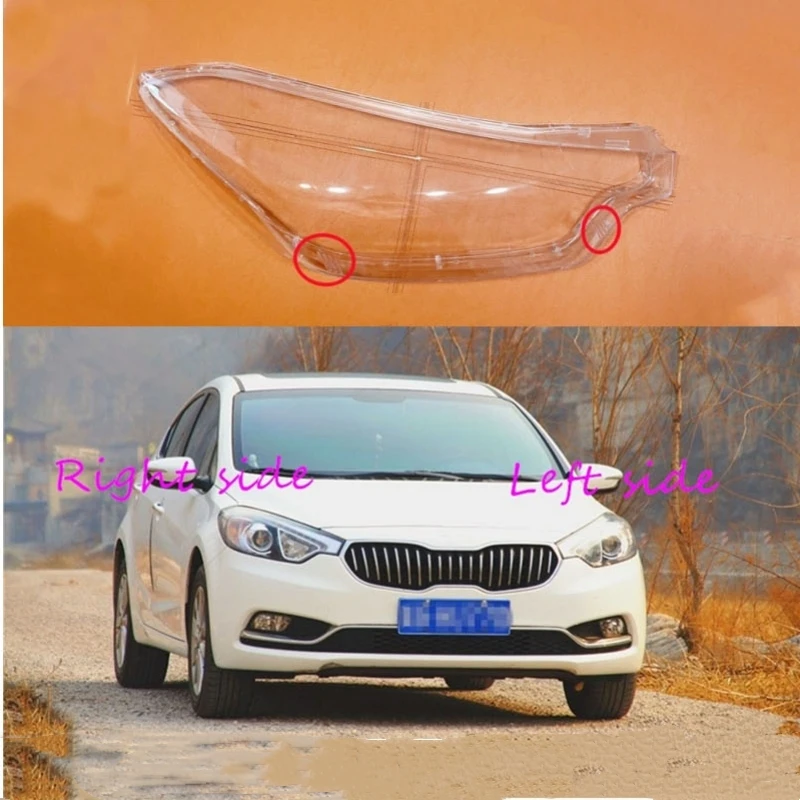 Car Headlamp Lens For Kia K3 Cerato 2012 2013 2014 2015 Car Headlight