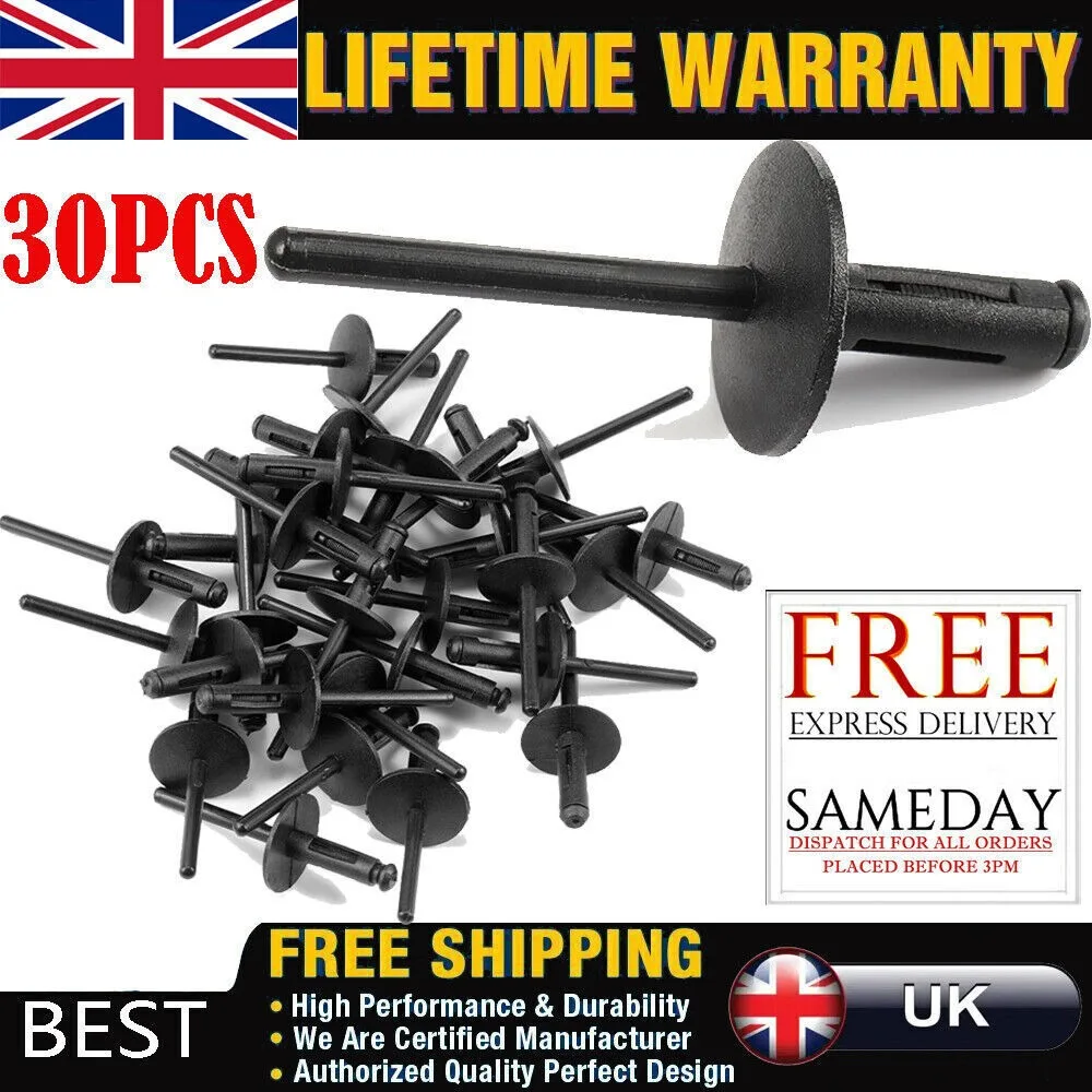 30X Passaruota Anteriore Flare & Trim Molding Clips Per Alcuni Bmw X5, X1, X2, X3 Uk