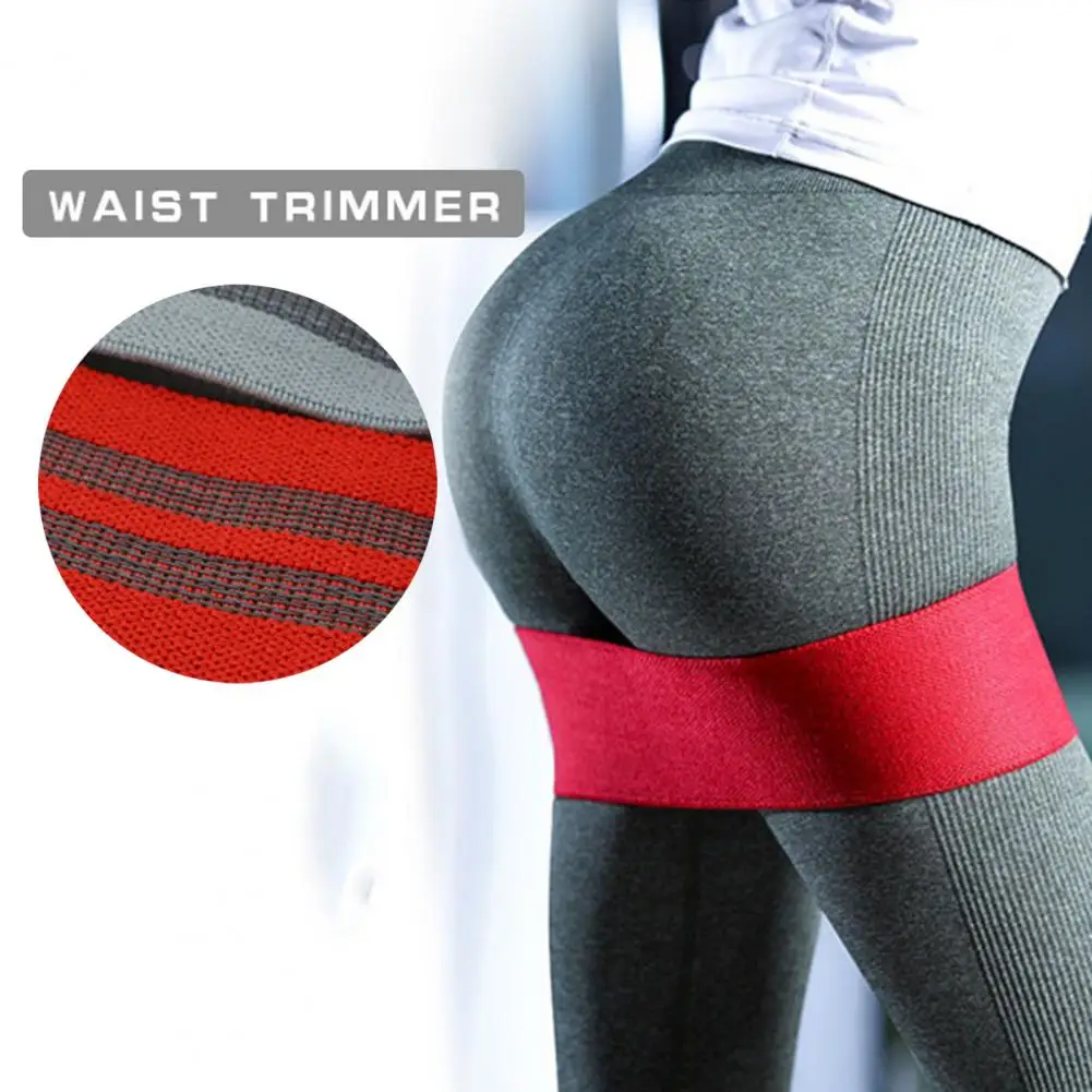 Elastic Booty Band Anti-slip Workout Bands Booty Band Resistance Training for Legs Glutes Hips Stretch Strengthen