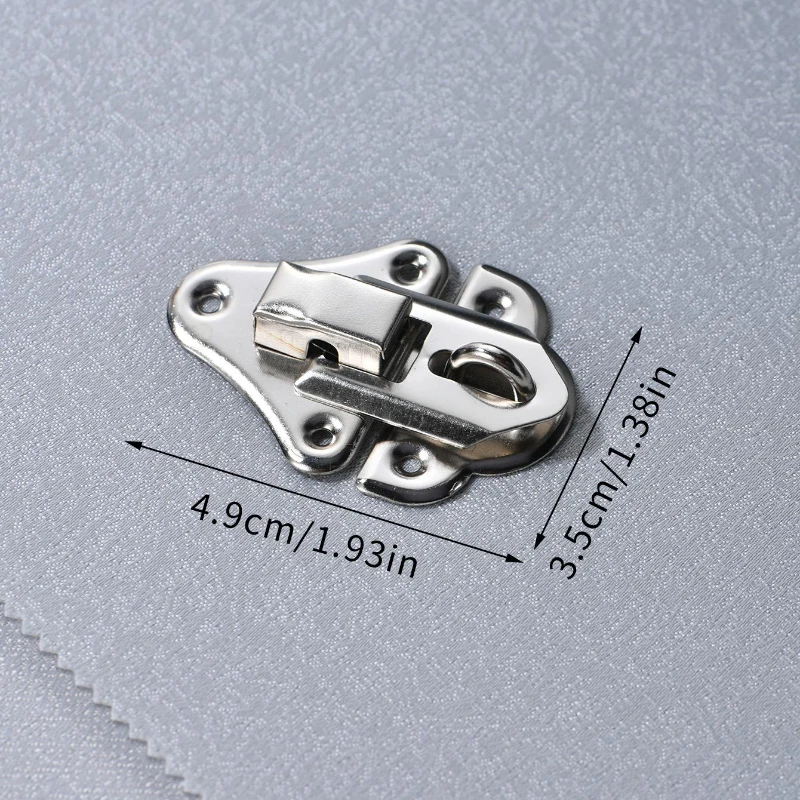 4pcs antique Jewelry Chest Gift Wine Wooden Box Case Toggle Latch Suitcase Hasp Hook Clasp Can Hold Lock Lockable with screws