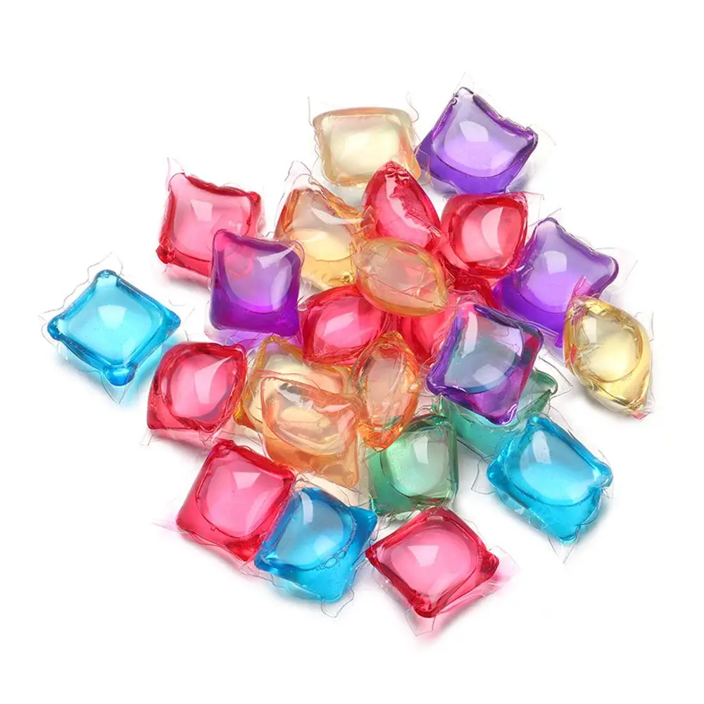 30pcs Concentrated Laundry Gel Beads Laundry Ball Washing Cleaner Lasting Fragrance Liquid
