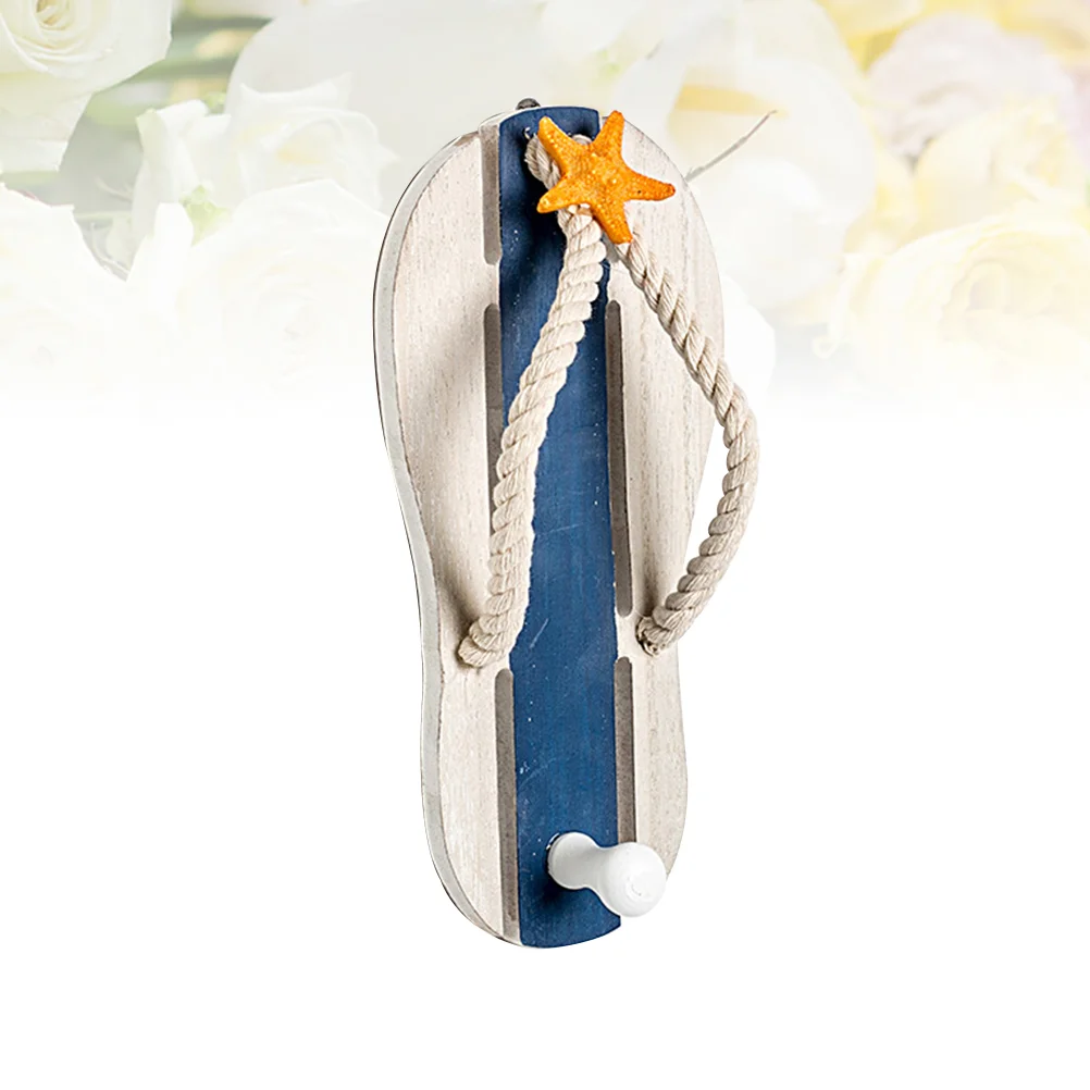 

Clothes Hat Hanger Wooden Door Back Hook Bamboo Mediterranean Style