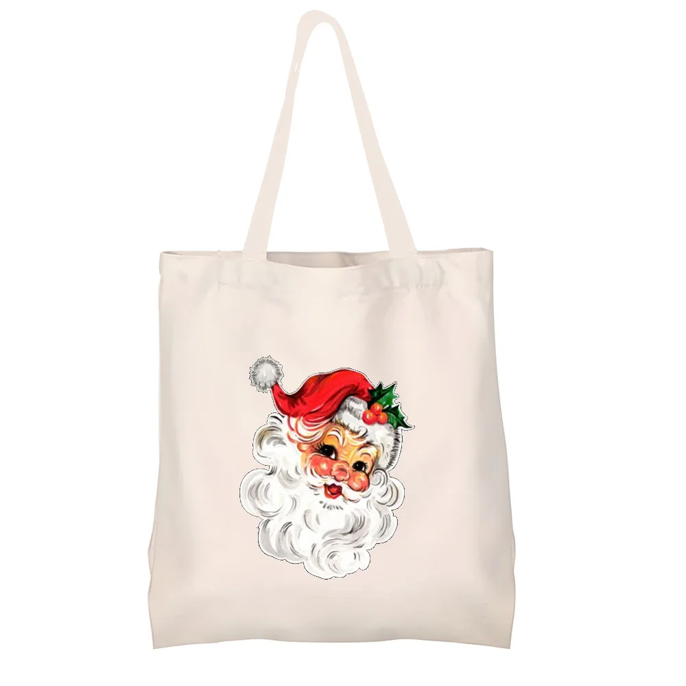 thumbnail image 1 of Bolsas de mano de Halloween personalizadas, suministros para fiestas con diseño de perro paseando y calabaza fantasma, bolsas de lona con impresión personalizada con nombre y foto para temporada espel, 1 of 5