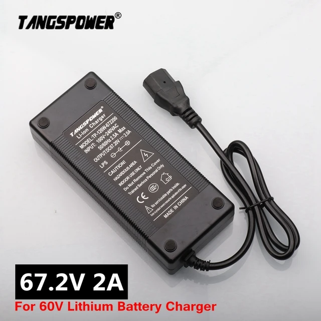 48V 2a lead-acid battery charger for electric bike scooters motorcycle  57.6v lead acid battery charger with pc iec connector