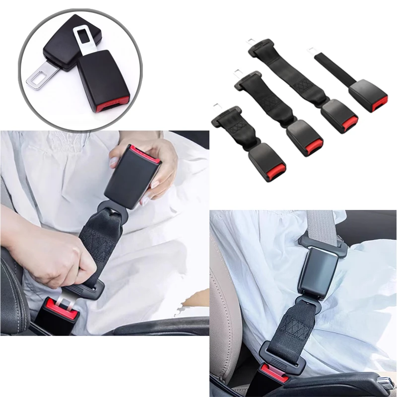 Car Seat Belt Clip Extension Plug Car Safety Seat Lock Buckle Seatbelt