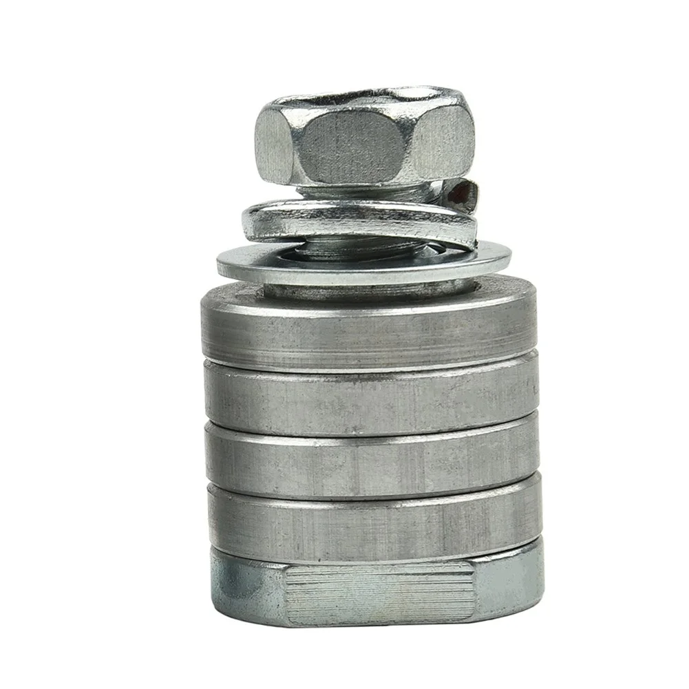 M14 M10 Angle Grinder Adapter Conversion Kit Flange Metal Lock Nuts Slotting 125 150 Type