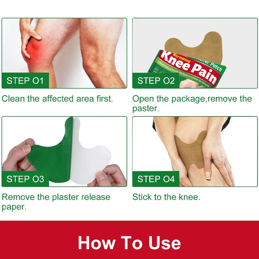 12Pcs Sumifun Knee Pain Relief Patch Treat Synovitis Meniscus Ache Sticker Rheumatoid Arthritis Joint Muscle Painkiller Plaster