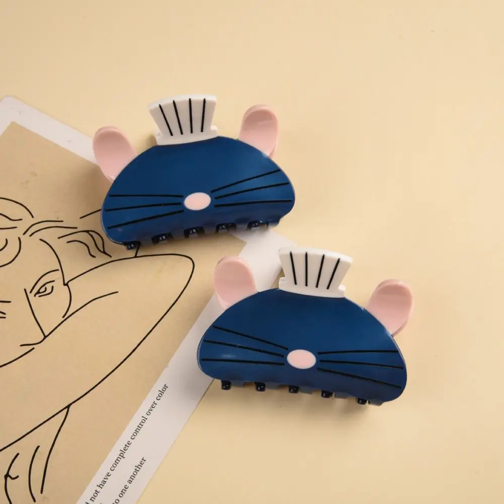 Cute Acetate Hair Clip Headwear Hair Accessories Hairpin Headdress Mouse Shark Grasp Clip Gift