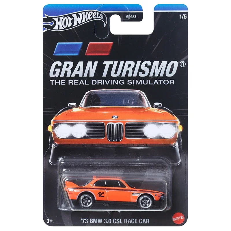 Hot Wheels Car Gran Turismo 73 BMW CSL Race Car Toys for Boys