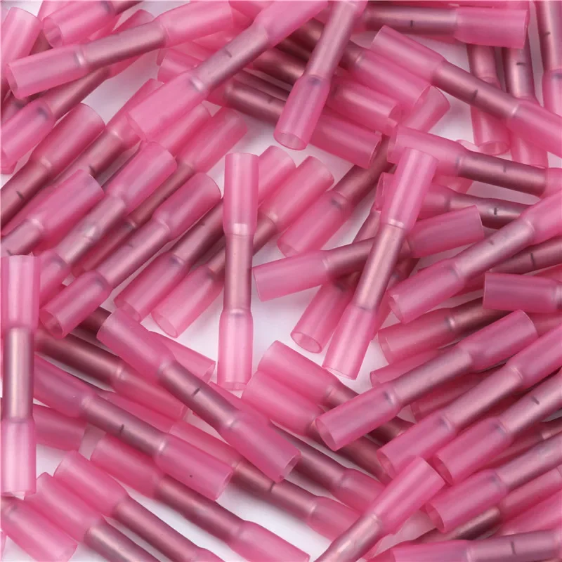 vermelho heat shrink conectores de fio isolados 03