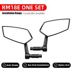 Enhanced Bicycle Rearview Mirror - HD Wide Angle, Durable, Handlebar End Mount (One Set of Mirror)