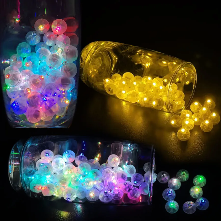 Description Picture 4 of item1-300 PCS Balloon LED Flash Luminous Lamps Tumbler Light Bar Lantern Christmas Wedding Party Decor Balloon Lamp Party Supplies