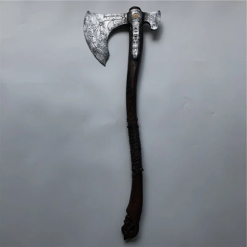 Cosplay God of War 4 Kratos Axe Leviathan Axe Prop Weapon Role Playing Game Movie Cos Ghost Axe PU Weapon Model Toy Prop 93cm 2