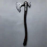 Cosplay God of War 4 Kratos Axe Leviathan Axe Prop Weapon Role Playing Game Movie Cos Ghost Axe PU Weapon Model Toy Prop 93cm 2