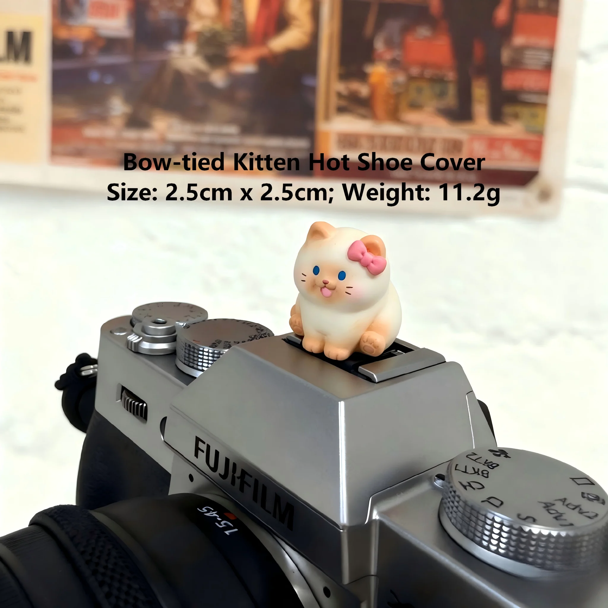 Adorable Siamese Cat 3D Camera Hot Shoe Cover - Creative Flash Protector