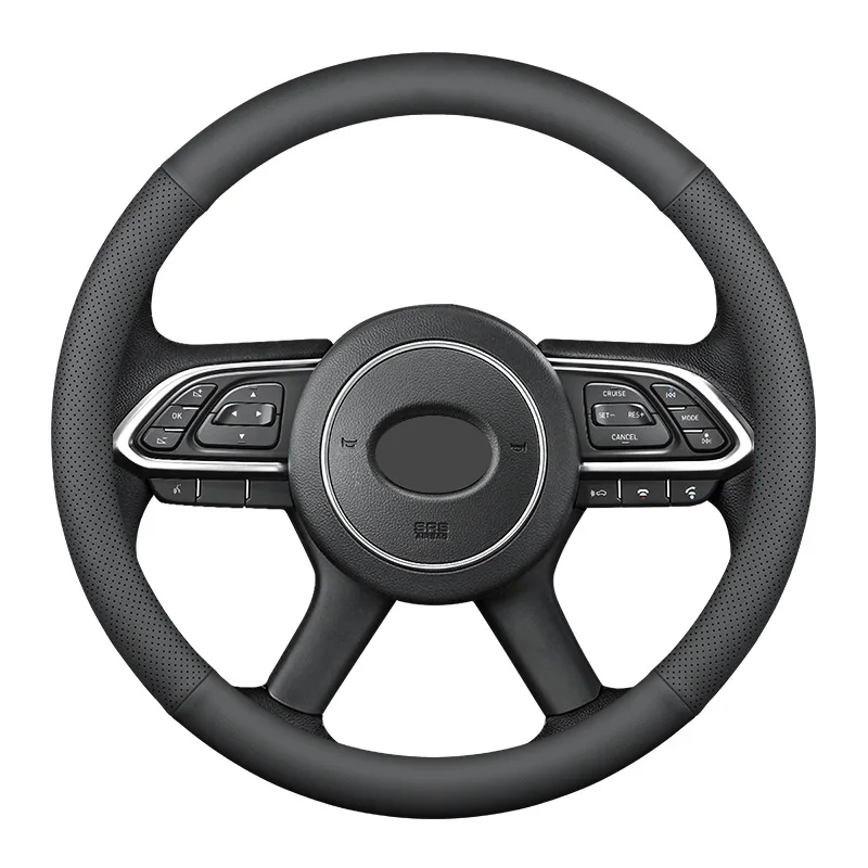 

Кожаный чехол на руль автомобиля для POER wingle 7EV 5/6M2/4 C30 C50 C70, ультратонкий всесезонный Универсальный Противоскользящий