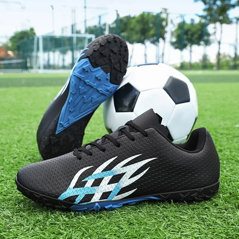 Short-spike Training Soccer Shoes Low-top Leather Sneakers Youth Football Shoes Cross-border 3