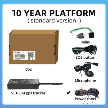 Jimi VL103D/M 4G Car GPS Tracker With Real-time Tracking Smart Alerts IP66 Waterproof Driving Behavior Remote Cut-Off Free APP 7