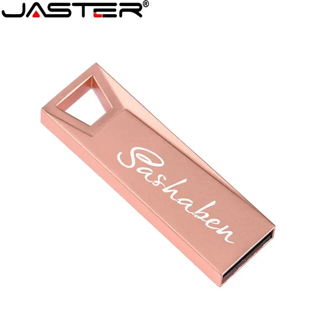 Pen Drive JASTER: O Armazenamento Compacto e Elegante para Suas Necessidades Digitais 4 Armazenamento Externo JASTER USB Flash Drive Mini Metal 2.0