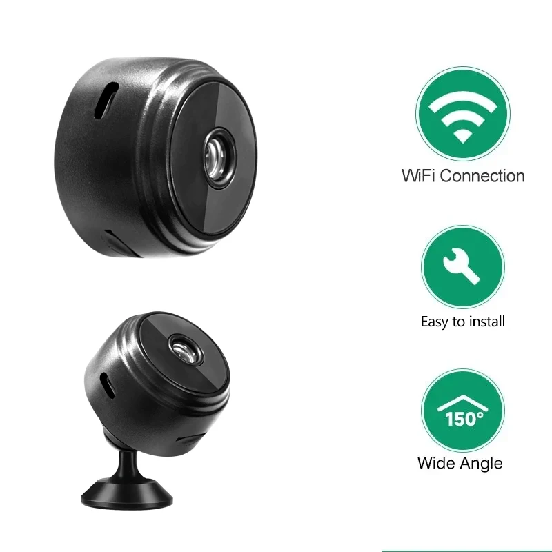 New X5 Mini Camera 1080P Clear Night Vision Security Protection Camera HD WiFi Wireless Video Recorder Cam Smart Home Camera 3