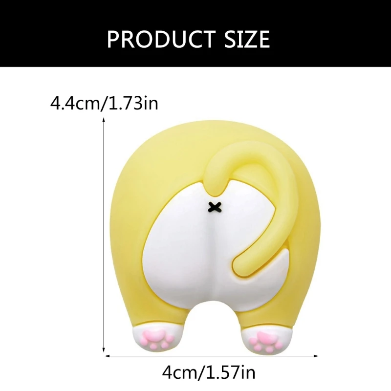 Silicone Door Bumper Pad Set, Home Decoration, Furniture and Door, Easy installs, Protective Cushions, Set of 3