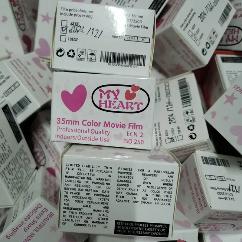 35mm Color Print Film 135 Format Retro Camera Lomo Holga Dedicated ISO 250 For Kodak 135 M35 M38 F9 Camera 12 Sheets instant camera film,film camera
