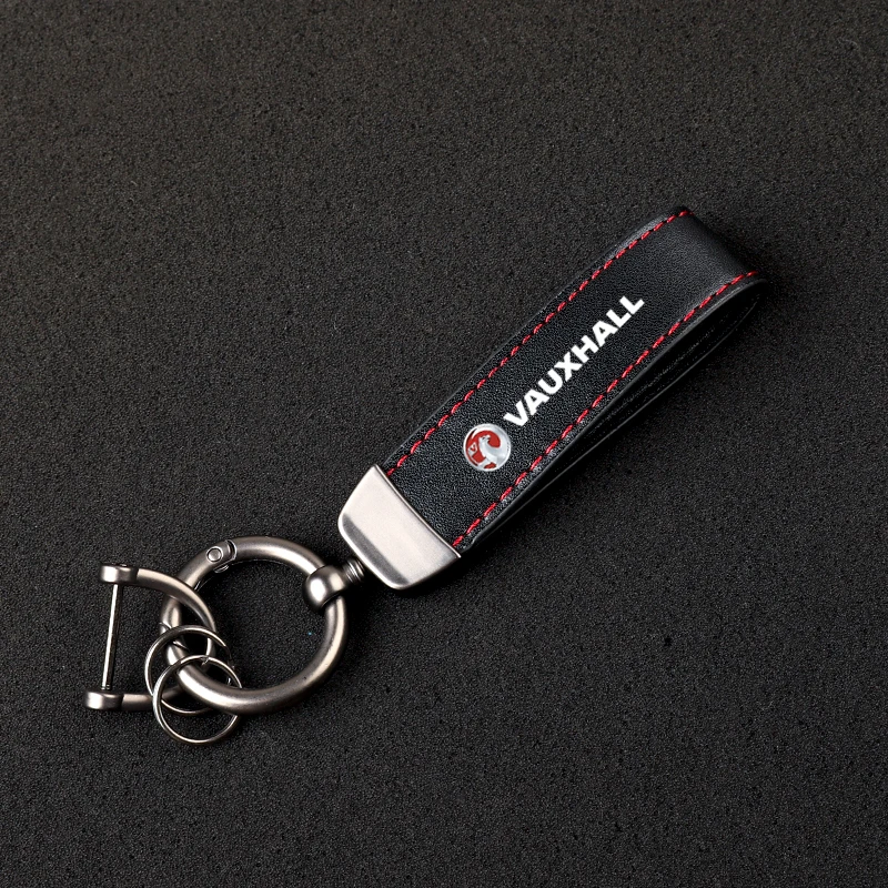 Luxury Leather Lanyard Keychain Car Key Ring Jewelry Accessory