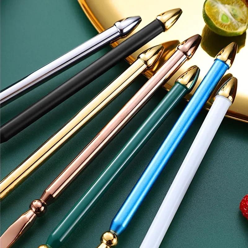 Upscale Cutlery Set 304 Stainless Steel Spoon and Fork Set Household Trident Kitchen Utensil Western Dinnerware Home Decor 4pcs