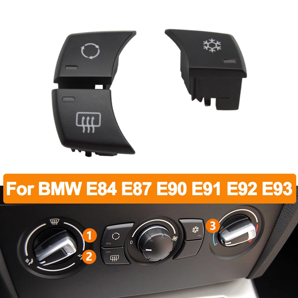 Car-Manual-Air-Conditioner-Ac-Button-Switches-Cover-Replacement-For-BMW ...