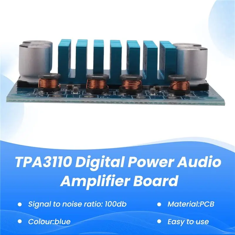X64A-8Pcs TPA3110 XH-A232 30W+30W 2.0 채널 디지털 스테레오 오디오 전력 증폭기 보드 DC 8-26V 3A