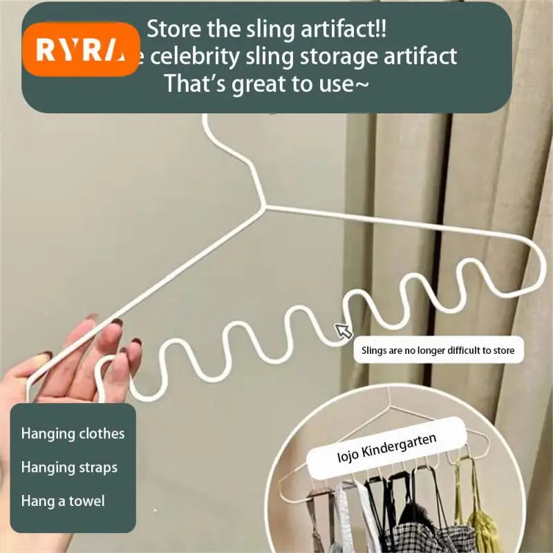 

Multi-port Support Hangers Plastic Storage Hangers Good Load-bearing Capacity Waves Clothes Rack Save Space Drying Hanger Tools