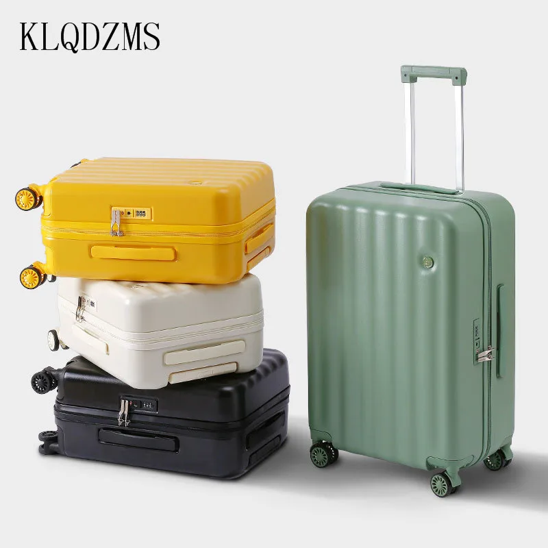 Klqdzms Lichtgewicht Versie Handbagage Koffer Inch Boarding Bagage Vrouwelijke Kwaliteit Rolling Trolley Koffer 24 Inch| | - AliExpress