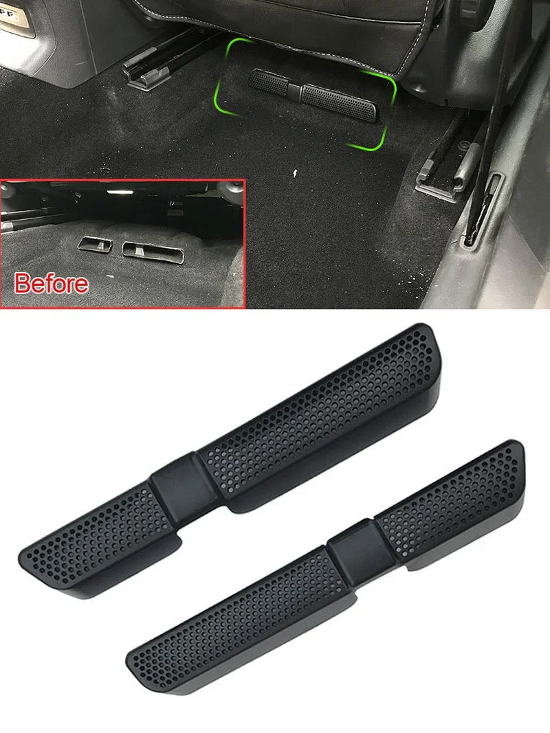 Coperture Bocchette Aria Auto Per Skoda Kodiaq 2017-2020 – Protezione In ABS Facile Da Installare, 2 Pezzi, Nero