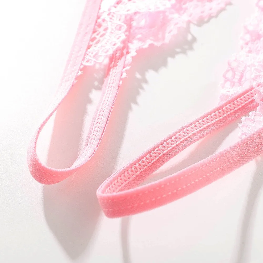 Plus Size Panties Sexy Open Crotch G-string Women's Sex Underpanties Lace Transparent Thongs Femme Erotic Lingerie 1Pcs women lingerie
