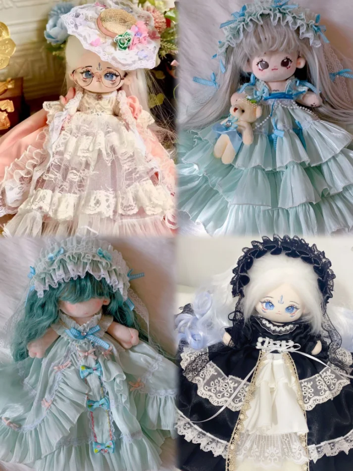 Handmade 20cm Plush Doll Clothes Outfit Plush Dolls Outfit Cos Suit