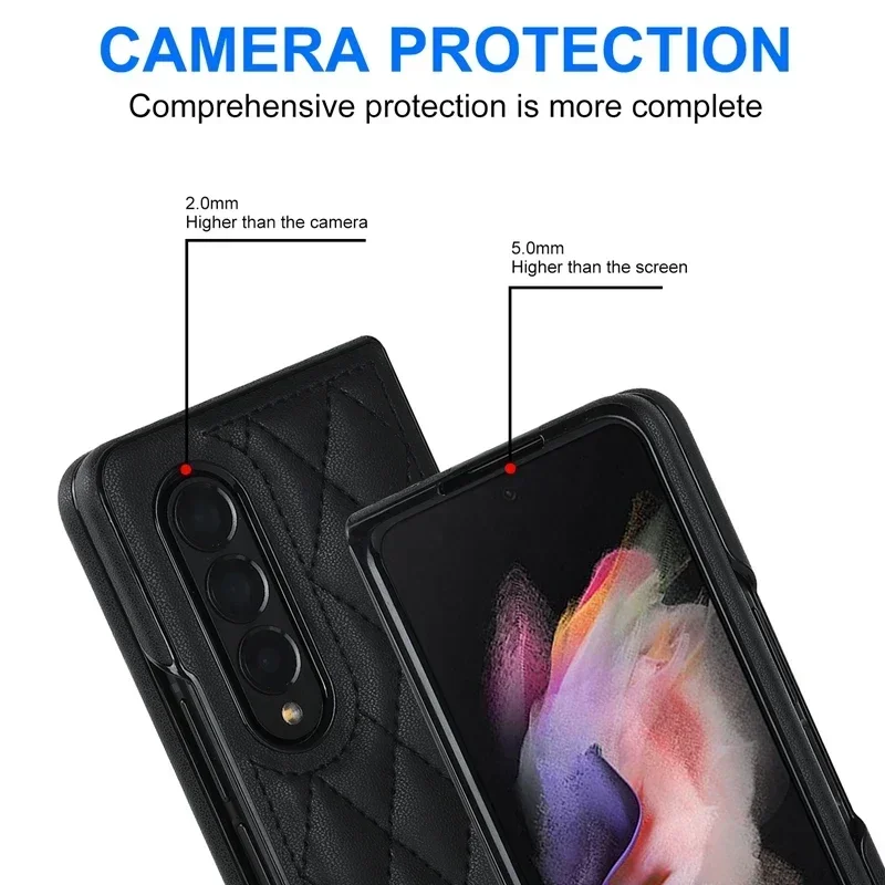 Premium Anti-Drop Leather Flip Phone Case