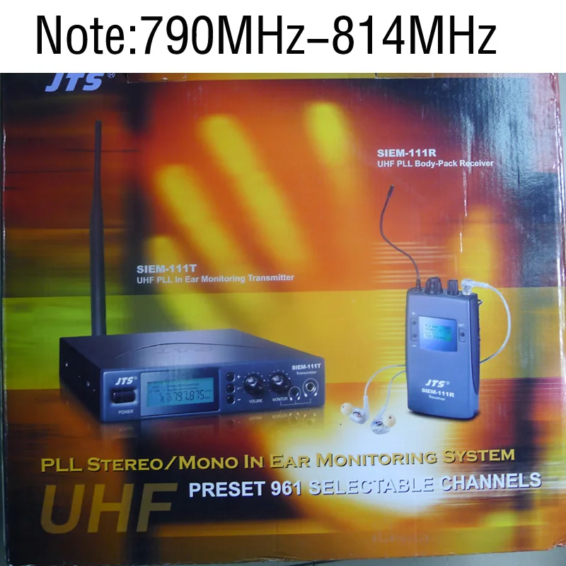 JTS インイヤーモニターシステム SIEM-111T/SIEM-111R