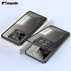 Premium Aluminum Metal Bumper Case with Tempered Glass Protector for Realme GT6 (Global) (Black)