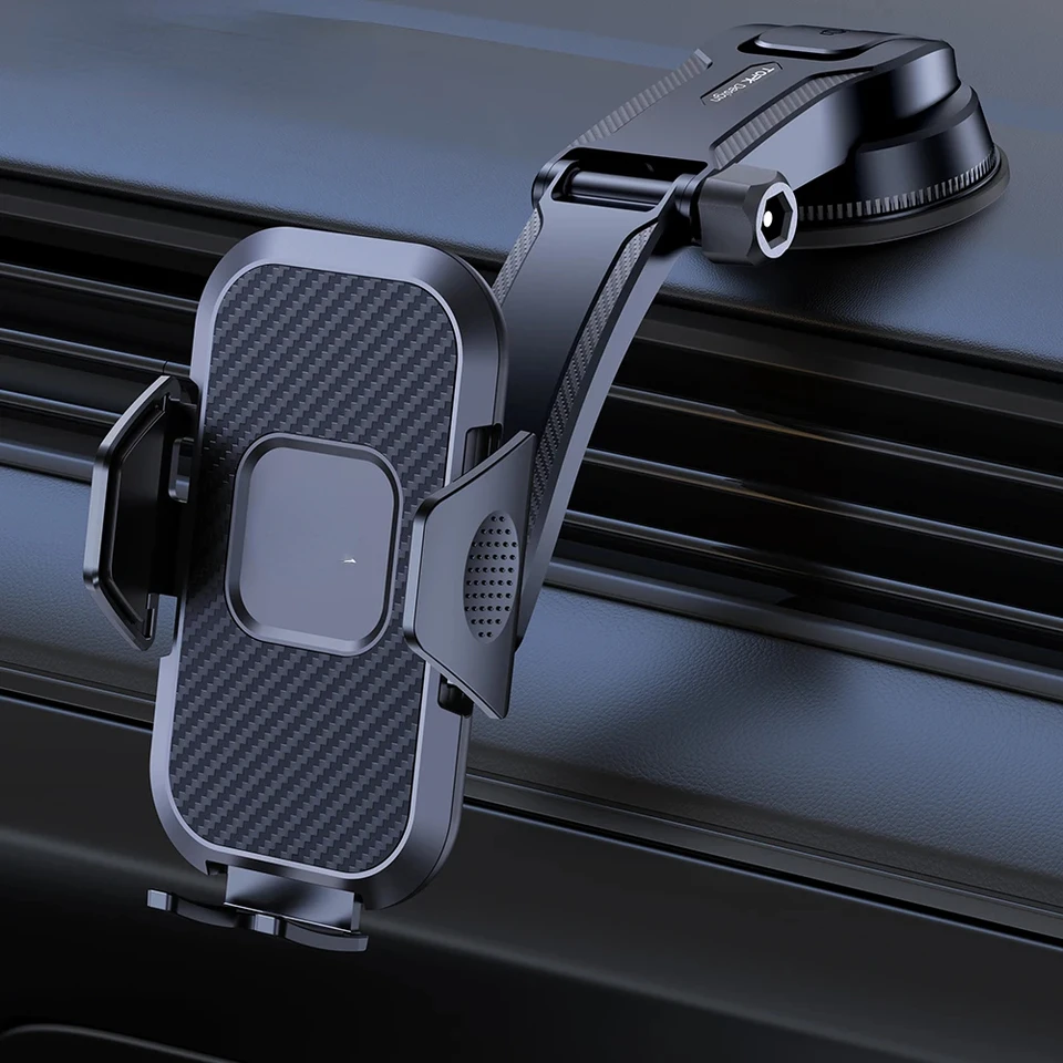 TOPK Universal Dashboard Car Phone Holder with Suction Cup