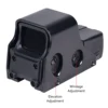 HD556/557 Reflex Green Red Dot Collimator Sight  Adjustable Compact Rifle Scope Accessory Fit Hunting 20mm Mount Airsoft Gun 4