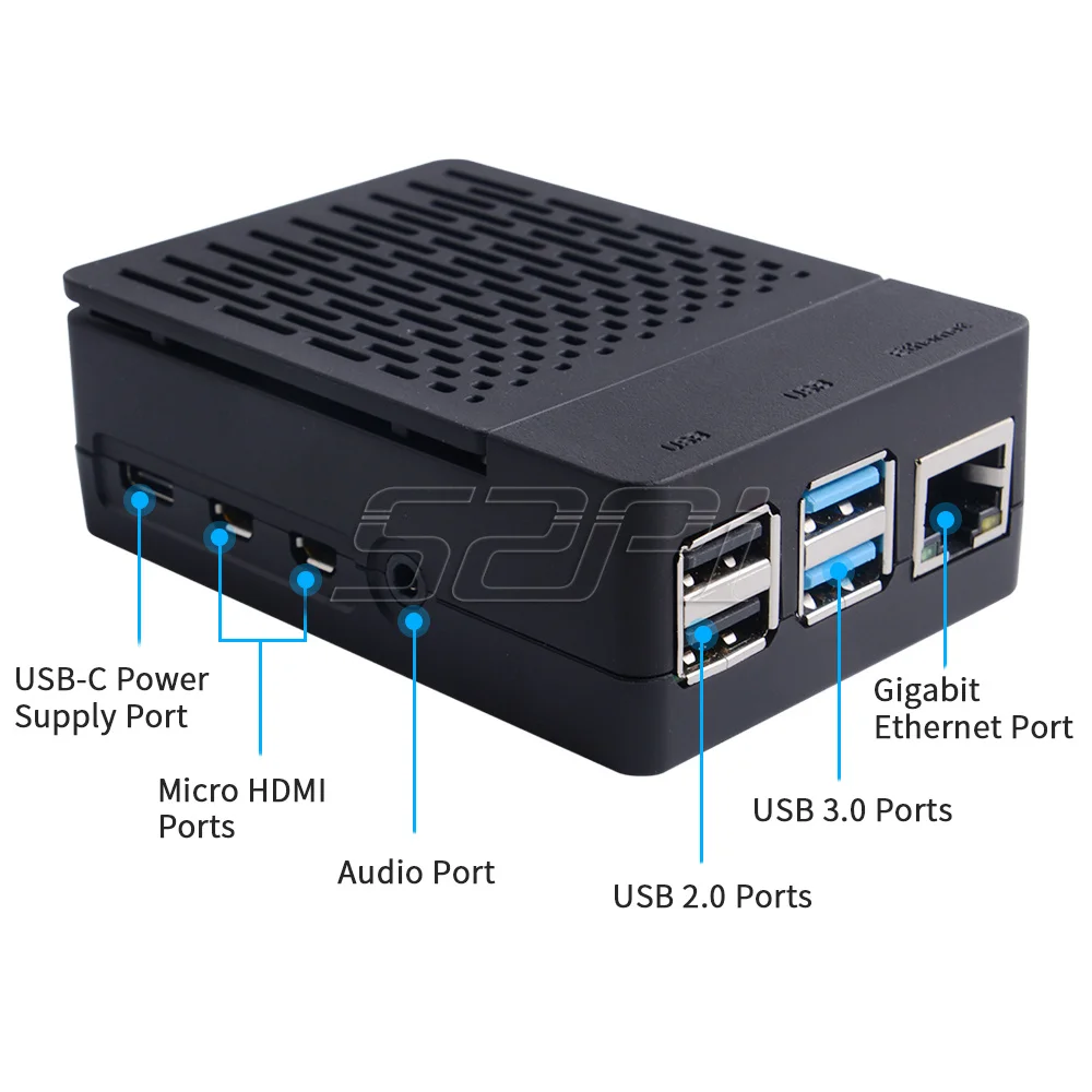 Raspberry pi Modelo b 8gb de Ram Mais 64gb Cartão sd Estojo Final Kit com Ventilador Fonte de Alimentação 52pi - Imagem 4