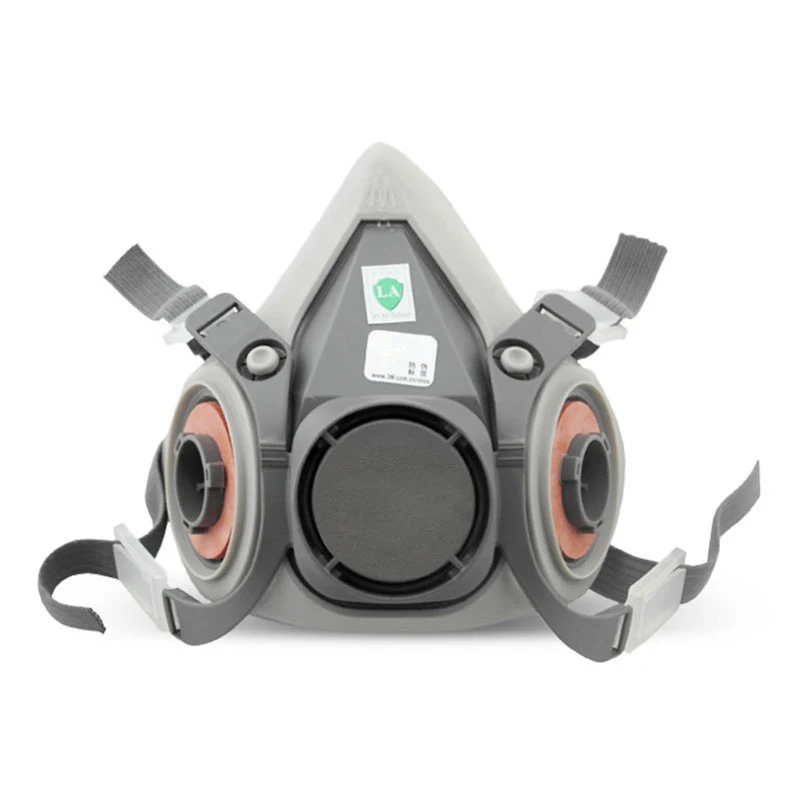 Gas Mask Dust Mask Gas Respirator Face Respirator Half Face Respirator Mask Dustproof Respirator Respirator Filter Respirator Accessory Gas Mask Filter 6200 Gas Mask Half-face Dust Shield 5N11 Particle Filters Safety Respirator Mask Industrial Labor Paint Spray