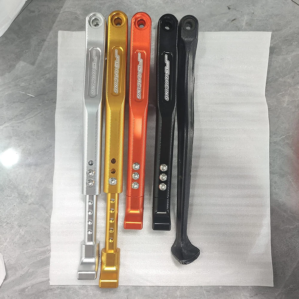 SURRON Light Bee Sur Ron Sur-Ron X S X160 X260 전기 지원 다리 먼지 자전거 용 조정 가능한 사이드 스탠드 용 Motocycle 킥 스탠드