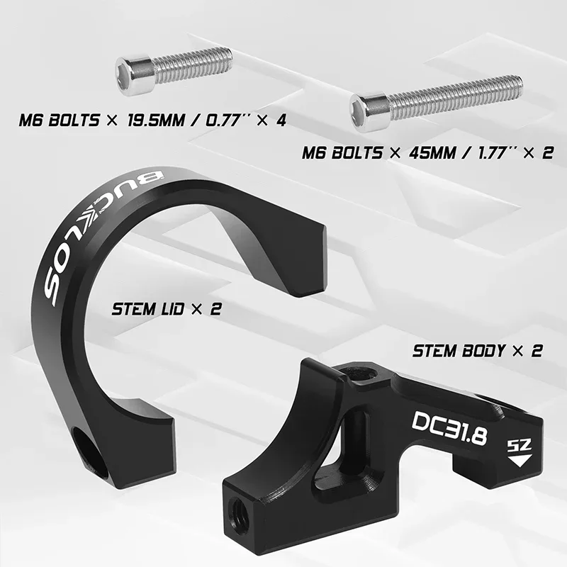 31.8 DIRECT MOUNT MTB STEM CNC Aluminum Alloy Bike Stem 35mm Downhill Bicycle Ha