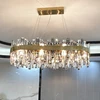 Luxury Modern K9 Crystal Chandelier Creative and Minimalist Living Room Light Bedroom Light high-end kKitchen iIsland Chandelier 5